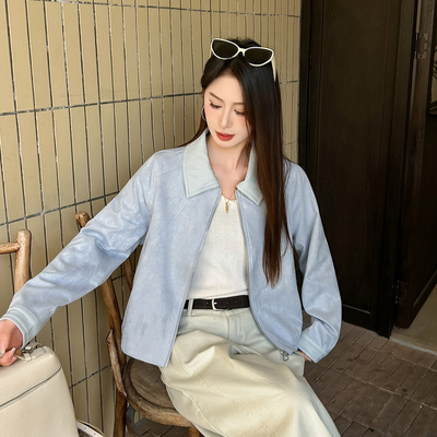 短款外套女时尚气质减龄夹克