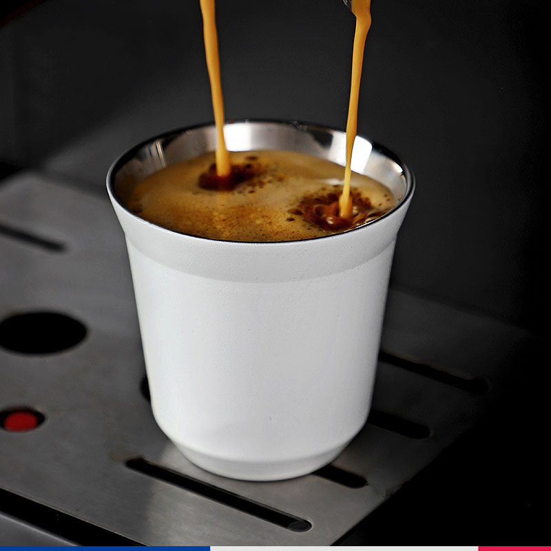 意式浓缩杯不锈钢小量杯浓缩咖啡杯espresso咖啡盎司杯咖啡萃取杯