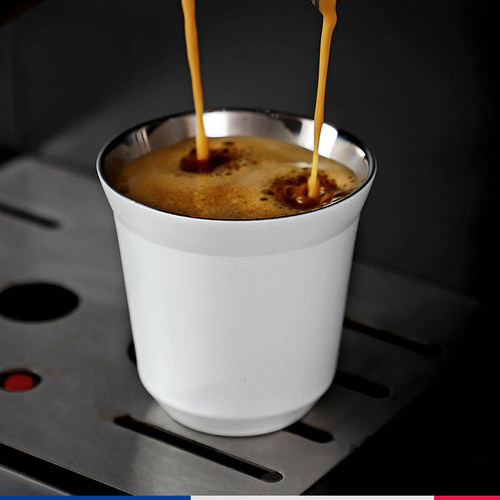 意式浓缩杯不锈钢小量杯浓缩咖啡杯espresso咖啡盎司杯咖啡萃取杯