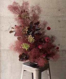 小雅家 永生进口雾中情人草黄栌迷雾情人民宿酒店装饰DIY拍摄道具