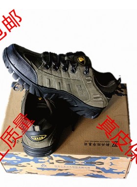 3539登山鞋555户外运动鞋军工耐磨真皮透气新款时尚低帮训练作训