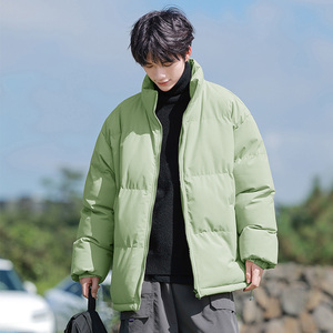 港风潮流宽松大码男士立领棉服XZ405-1-Y67-P50特图片