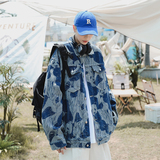秋季2023日系cityboy男夹克休闲牛仔衣外套XZ405-1-JK6610-P85，男装夹克，星座405-1