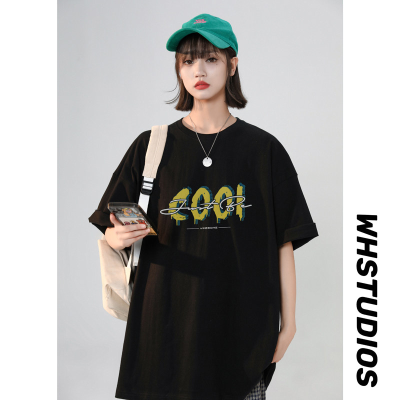 女装类目短袖宽松半袖体恤女士学生t恤XZ405-1-T20-P25,女装T恤,星座405-1