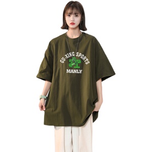 女装类目夏季上衣短袖宽松半袖百搭T恤XZ405-1-T25-P25图片