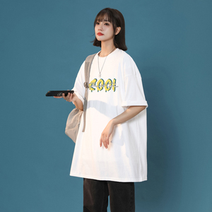 女装类目夏女士t恤上衣短袖宽松XZ405-1-T20-P25图片