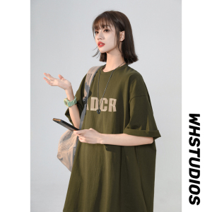女装类目夏季潮流宽松上衣t恤短袖女士大码半袖XZ405-1-T18-P25图片