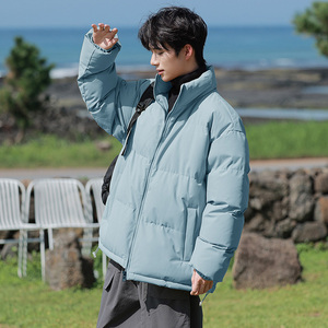 港风潮流宽松大码男士立领棉服XZ405-1-Y67-P50特图片