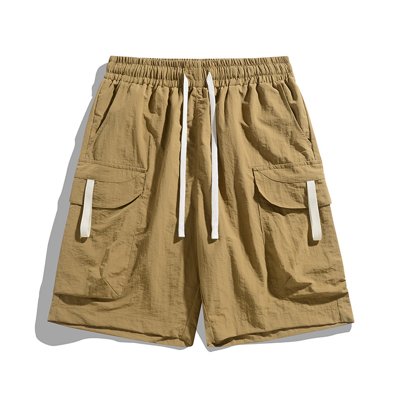 白底潮流夏季大码工装速干口袋短裤男XZ405-1-K235-P35控58，男装休闲裤，星座405-1