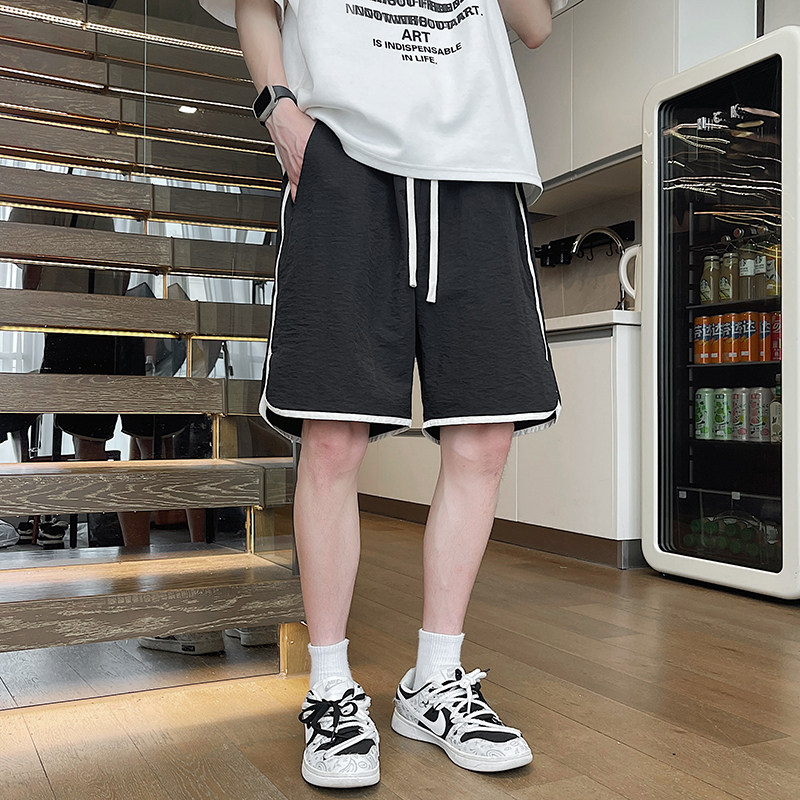 夏季潮流多巴胺宽松松紧薄款速干短裤男XZ405-1-K232-P25,男装休闲裤,星座405-1