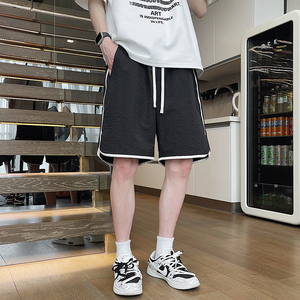 夏季潮流多巴胺宽松松紧薄款速干短裤男XZ405-1-K232-P25图片