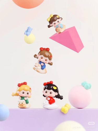 明款目及岛糖糖甜心摇摇乐系列可爱萌粒潮玩摆件手办礼物