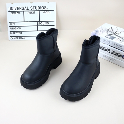 冬季加绒加厚增高女雪地靴