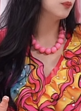 金属亚克力女多巴胺风