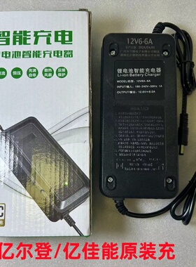 亿尔登亿佳能12.6v锂电池充电器 大功率5a 6a原装充电器防水充