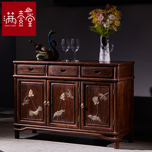 非国标红木东非酸枝(学名:古夷苏木)柜实木玄关柜餐边柜储物柜