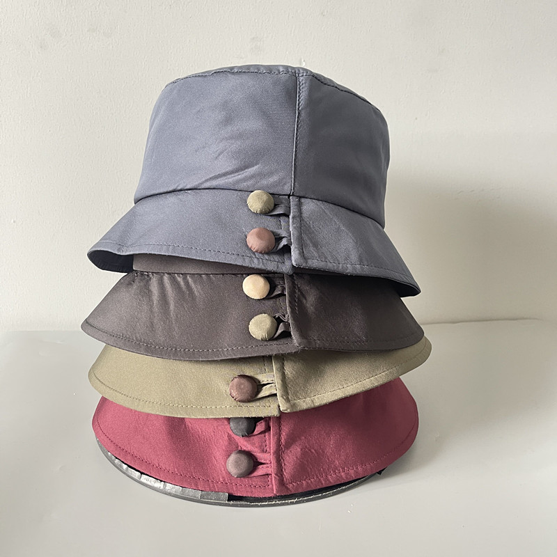 女士冬天保暖日单盆帽渔夫帽