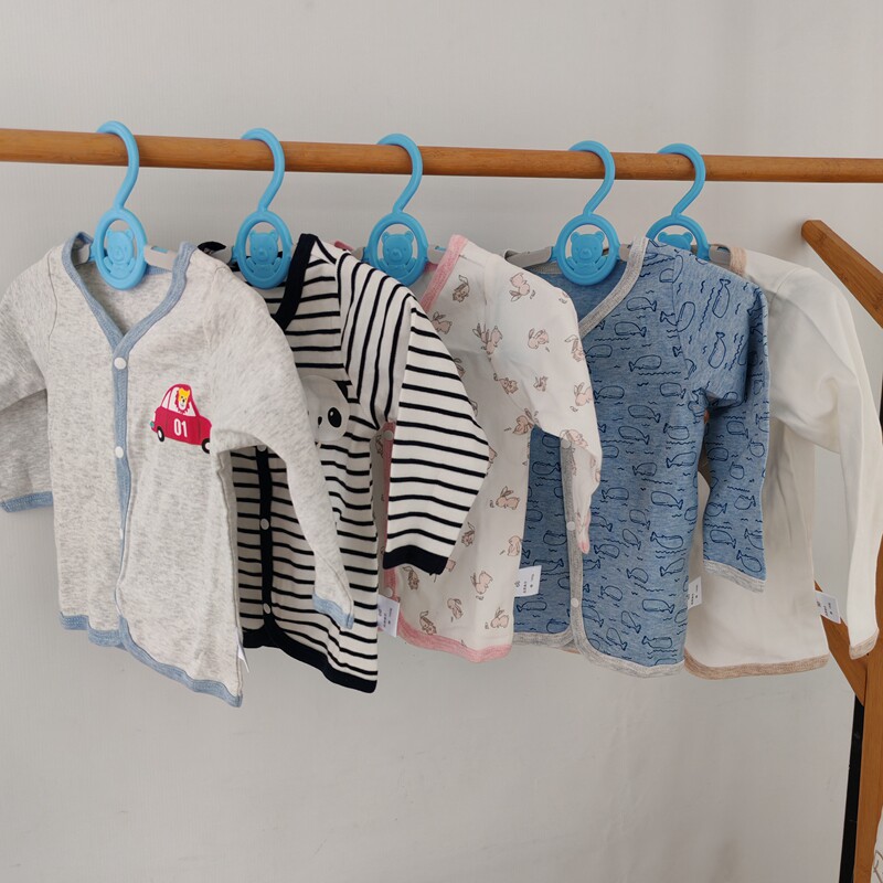 매일 싱글 봄 가을 가정 의류 소년 소녀 용 순면 가디건 티셔츠 속옷 및 어린이 순면 가을 옷 아동복 0-12 개월