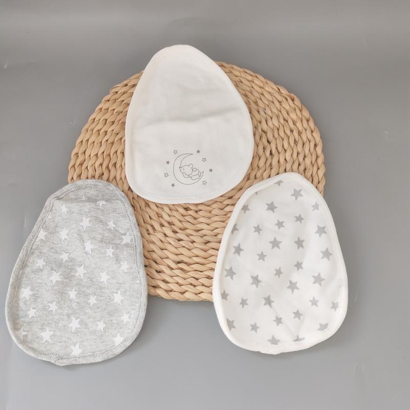 出口日本防溢纯棉小垫巾婴儿围嘴