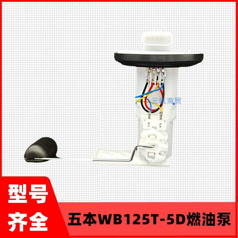 适用五本踏板摩托车配件WB125T-5D 欢悦油箱配件汽油泵燃油泵总成
