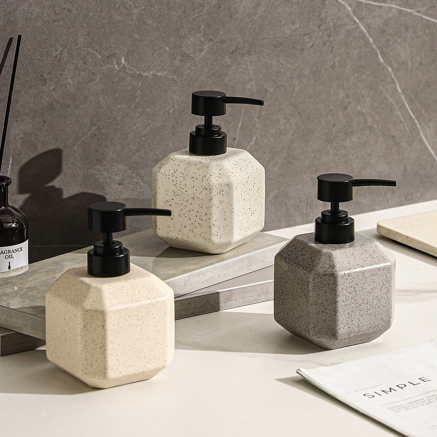 侘寂风陶瓷乳液瓶酒店家用浴室洗手液洗发水沐浴露分装瓶按压空瓶,家庭/个人清洁工具,乳液器,淘宝优惠券,粉丝福利购,淘宝优惠卷