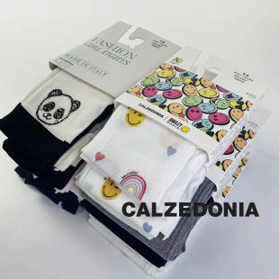 意大利Calzedonia女童连裤袜春秋高弹丝袜儿童亲肤透气卡通防蚊袜
