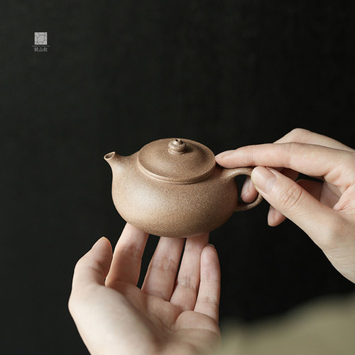 赋山叙丨桃花段云溪壶宜兴紫砂壶原矿功夫茶具泡茶壶具小手工专用