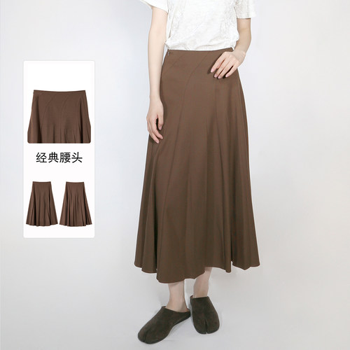 紫淑2025秋装新款女长裙