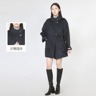 Basil 甜美个性 紫淑2025年冬新品 专柜同款 外套毛呢大衣 女装 Sweet