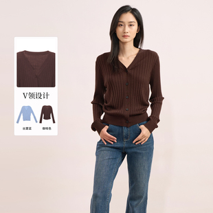 Sweet Basil/紫淑2025年秋新品女装商场同款时尚毛衫Z1EA53408