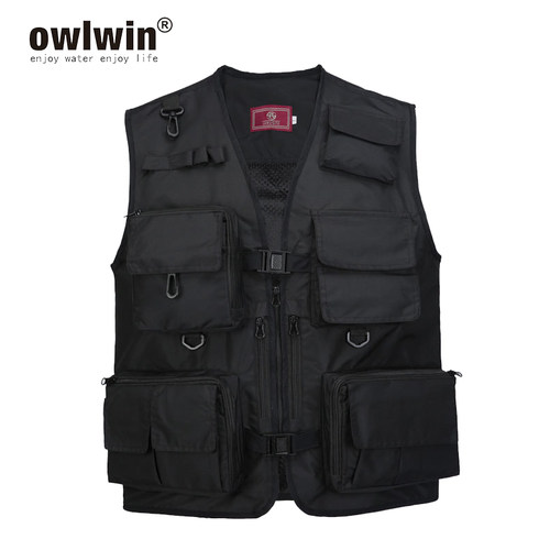 INS坎肩背心马甲潮牌多口袋钓鱼