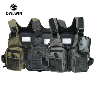 矶钓海钓船钓救生衣马甲背心路亚救生马甲多口袋大口袋坎肩大浮力