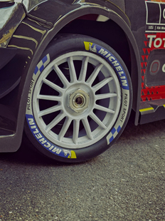 RC模型车胎转印贴纸适用于km1:6保时捷美嘉欣1:7雪铁龙7303拉力车