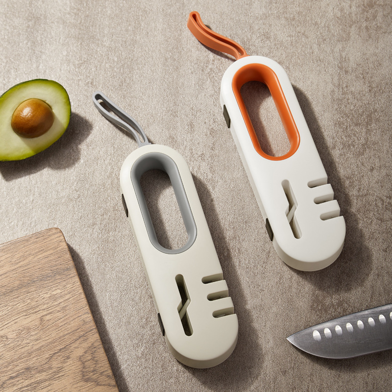 磨刀石磨刀器家用开刃工具多功能磨剪刀用架子厨房快速磨菜刀神器