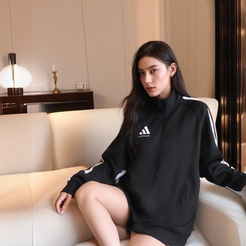 阿迪达斯男女运动休闲夹克外套