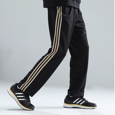 ADIDAS阿迪达斯男女运动裤束脚直筒裤休闲裤经典三条杠长裤 TR30P
