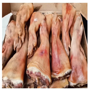 浙江咸猪蹄农家自制风干腊猪蹄腊肉 咸肉腊味整只2斤装前脚包邮
