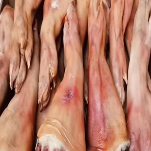 浙江咸猪蹄风干腊猪蹄腊肉 咸肉腊味整只2斤装前脚