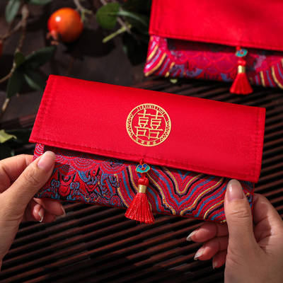 2026新款红包结婚专用高级感改口费随份子新婚婚礼万元布艺红包封