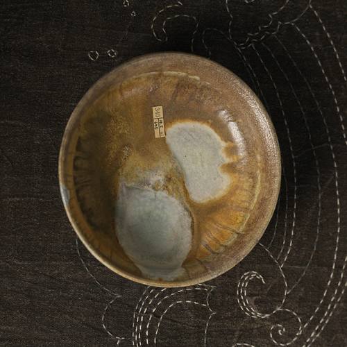 345号 纯手工柴烧 壶承  果盘 点心盘 宽度14.5cm 景德镇陶瓷