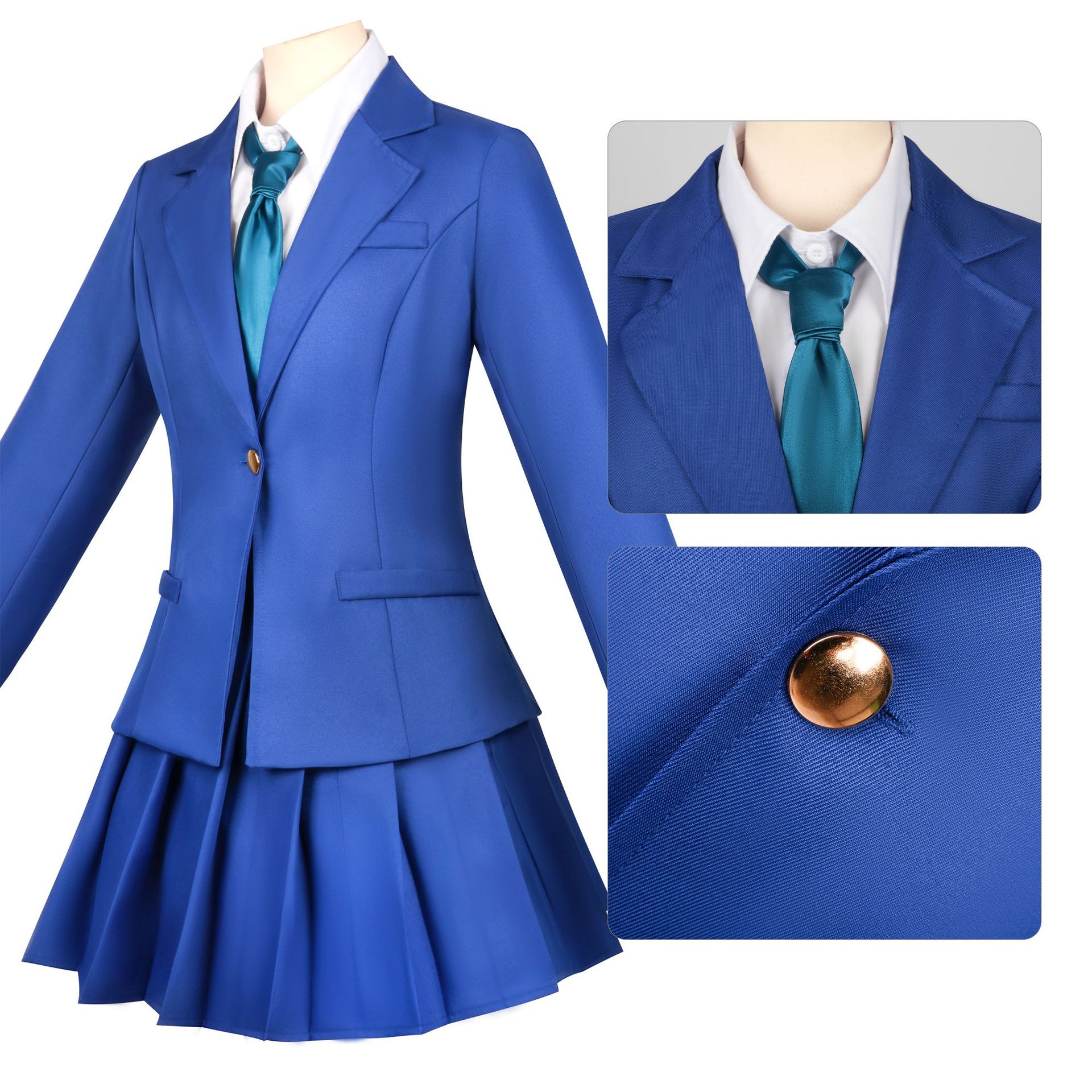 名侦探柯南cos服工藤新一毛利兰米制服柯南小兰cosplay服装二次元