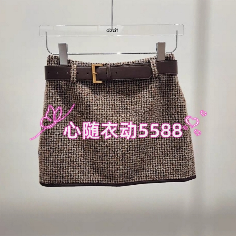 dzzit 3J4Q150心随衣动专柜正品25年冬款半裙 935-1-2
