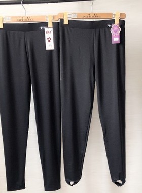 春秋款加肥版光泽裤女外穿打底裤高弹力大码踩脚冬季套棉裤的裤子