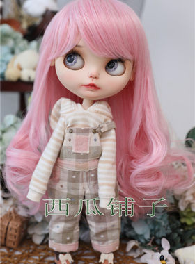Blythe布娃娃假发高温丝