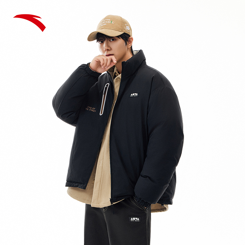 安踏两面穿羽绒服 | 保暖套装冬季防风男女防泼水羽绒服172618903