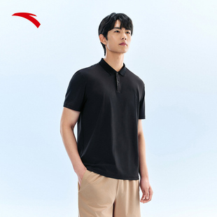 安踏型动POLO丨冰丝翻领短袖男装2026夏季新款透气运动服t恤上衣