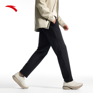 磨毛保暖通勤休闲直筒裤 新款 子152517307N 男冬季 安踏梭织运动长裤
