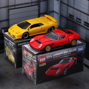 TOMY多美卡tomica黑盒15兰博基尼迪亚波罗05缪拉Jota SVR合金车模