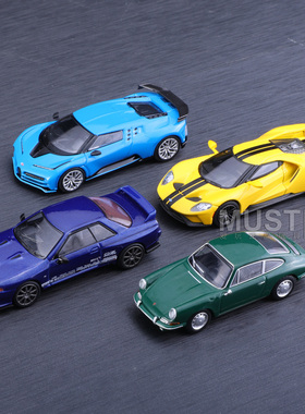 MINIGT 560保时捷586布加迪589尼桑GTR 613福特GT 1/64合金车模
