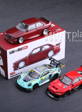 MINIGT 162宝马M3 804保时捷911 GT3  843日产 LB-ER34 1/64车模